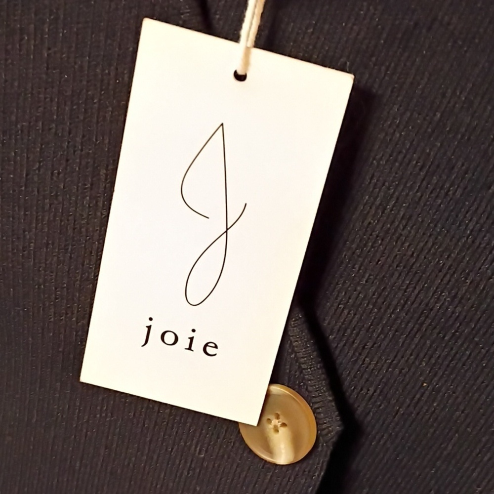 NWT Double Breasted Joie Black Cardigan - Picture 4 of 7